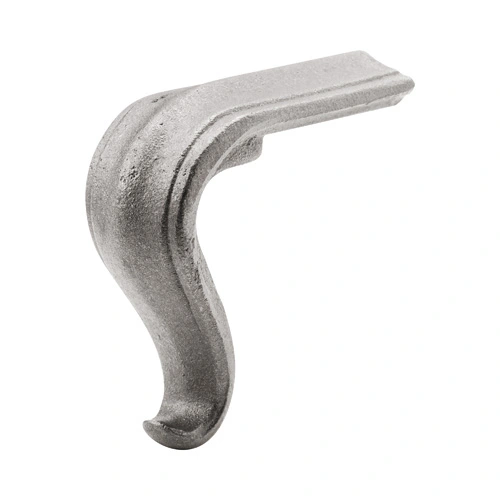Cast Iron Lambs Tongue, Level Rail. 4-3/4" H